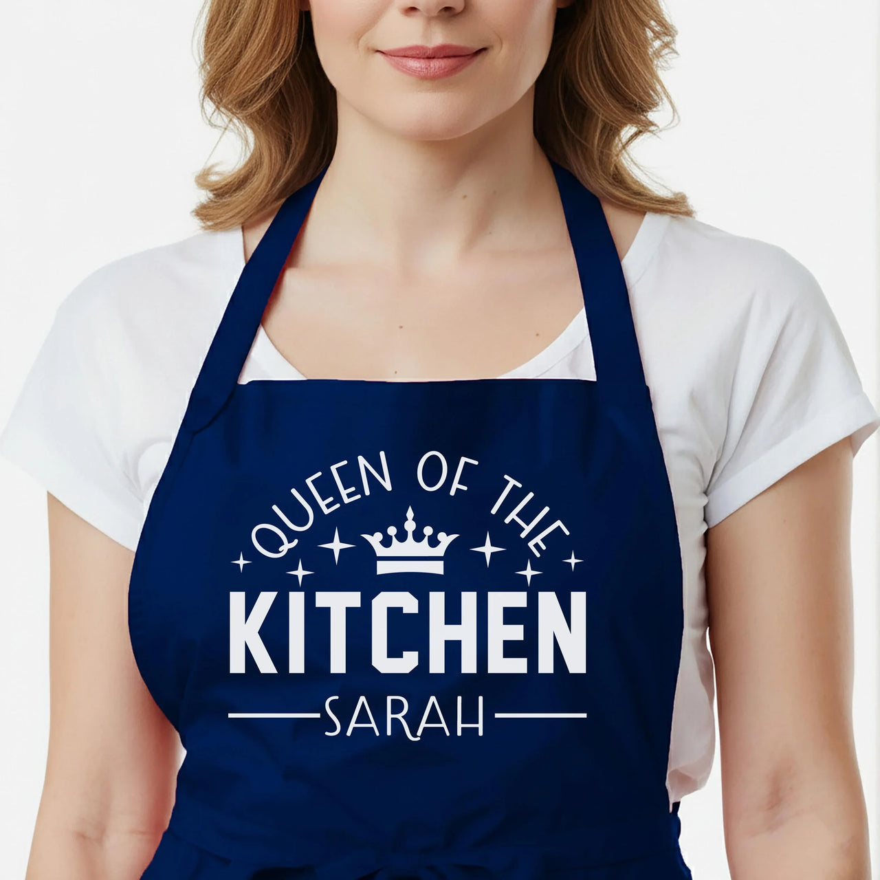 Personalized Kitchen Apron – Custom Cooking Apron with Adjustable Fit & Vinyl Print