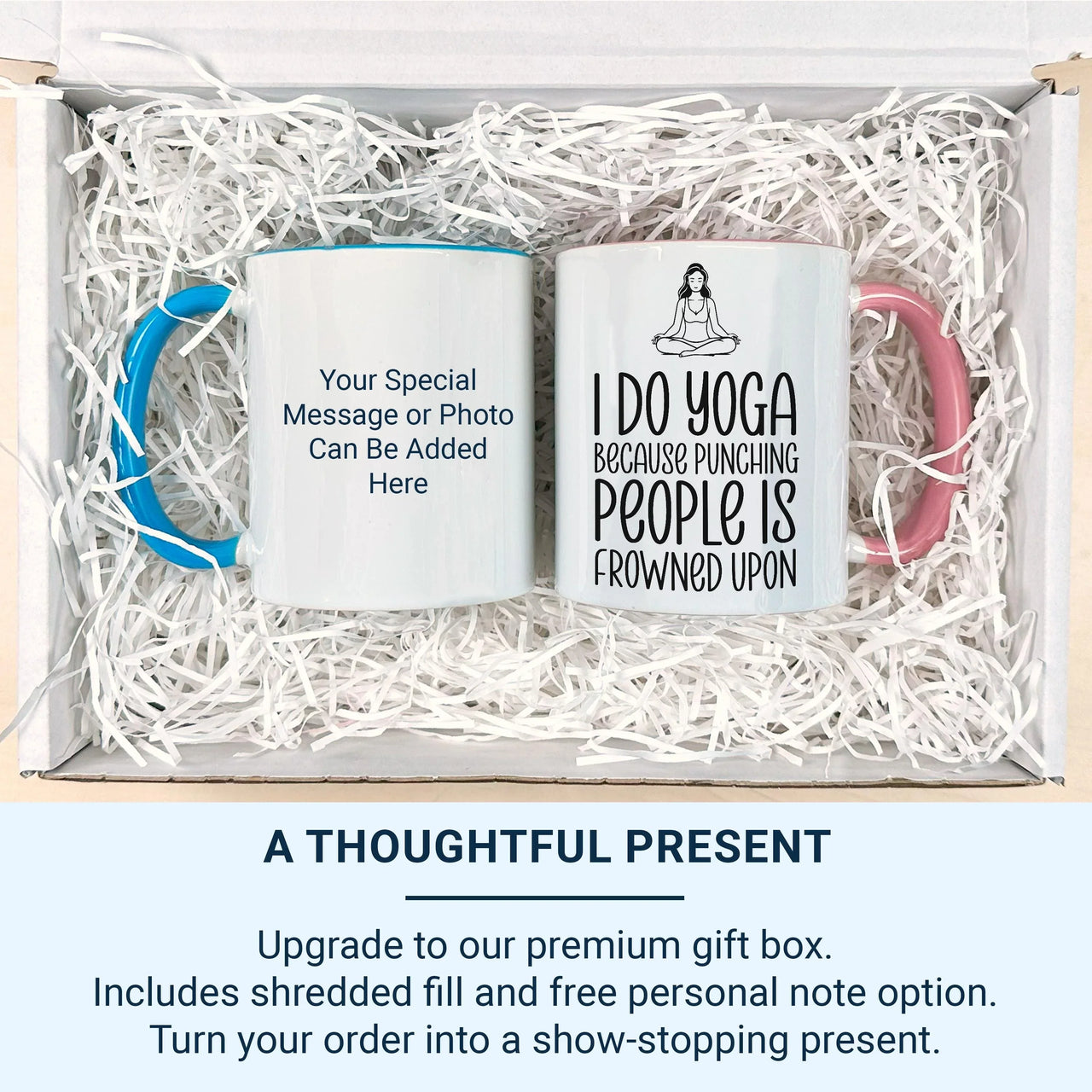 Funny Yoga Mug – Ceramic Meditation Cup | Stress Relief Gift For Yoga Lovers