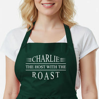 Personalised Holiday Apron - Custom Name & Funny Christmas Quote, Durable Cotton Blend