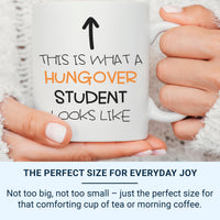 Hungover Student Mug | Ideal University Starter Gift | Birthday & Christmas Tea Cup for Best Mate