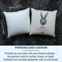 Personalised Bunny Cushion – Custom Kids Pillow With Name | Mummy Gift Idea DENMARY