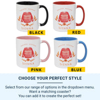 Sweater Weather Personalised Name Mug – Cosy Red Jumper Design for Autumn Lovers, Hygge Evenings and Fall Birthdays