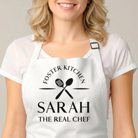 His And Hers Aprons - Custom Couple Aprons Set With Adjustable Neck Strap