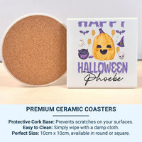 Personalised Halloween Mug – Cute Pumpkin Ghost Kids Cup | Microwave Safe