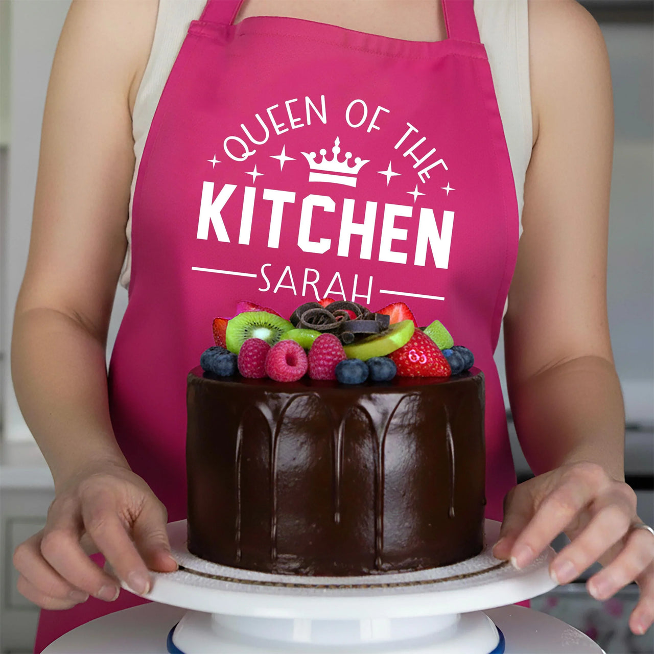 Personalized Kitchen Apron – Custom Cooking Apron with Adjustable Fit & Vinyl Print