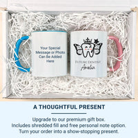 Future Dentist Mug – Personalised Coffee Mug with Cute Tooth Design for Dental Students