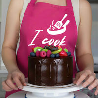 Personalised Couple Aprons - Matching His and Hers Adjustable Neck Strap Apron