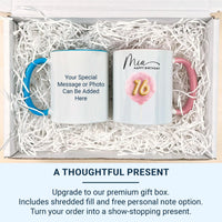 16th Birthday Mug – Personalised Cotton Candy Ceramic Cup with Balloon 16 Keepsake