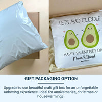 Personalised Avocado Cushion – Custom Name Pillow | Playful Pun Cushion Gift DENMARY
