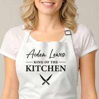Matching Couples Aprons – His And Hers Adjustable Fit | Personalised Kitchen Gift