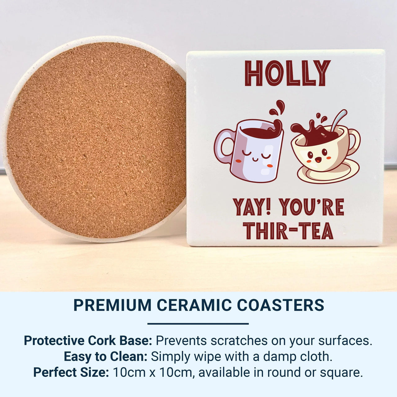 Personalised Tea Mug – Funny 30th Birthday Present | Custom Ceramic Cup Gift