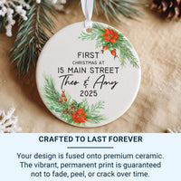 First Christmas Ornament – Personalised Christmas Gift | New Home Keepsake