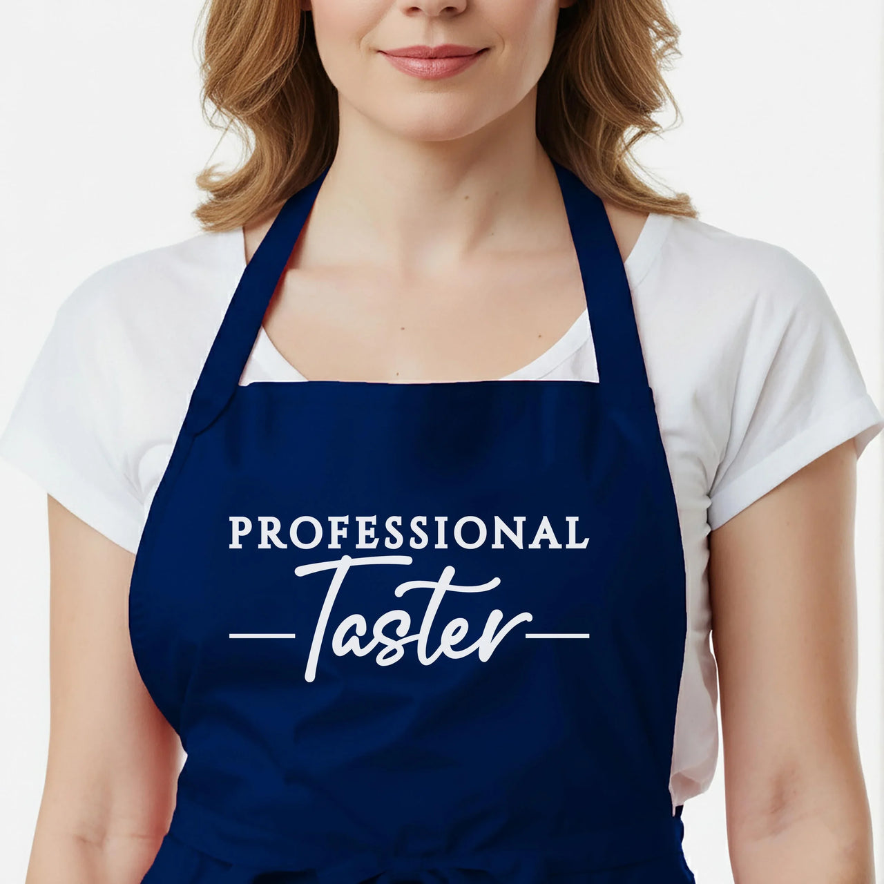 Couples Matching Aprons - Personalised Kitchen Aprons with Custom Text & Gift Box