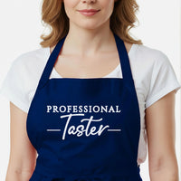 Couples Matching Aprons - Personalised Kitchen Aprons with Custom Text & Gift Box