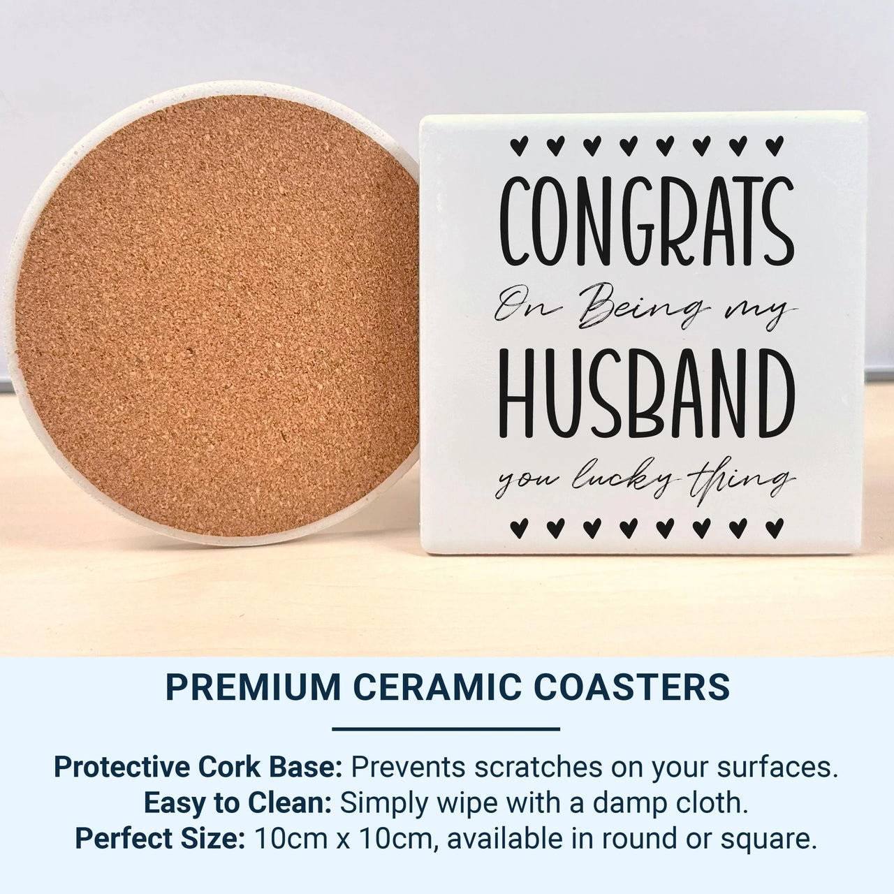 Funny Husband Mug – Romantic Anniversary Gift | Ceramic Coffee Cup with Heart Design