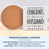 Funny Husband Mug – Romantic Anniversary Gift | Ceramic Coffee Cup with Heart Design