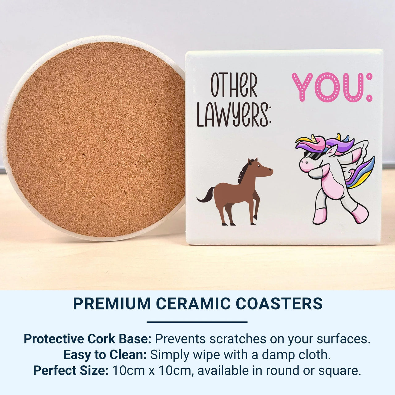 Lawyer Unicorn Mug – Funny Law Student and Solicitor Gift – “You vs Others” Dab Unicorn Desk Humour for Chambers and Study