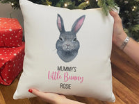 Personalised Bunny Cushion – Custom Kids Pillow With Name | Mummy Gift Idea DENMARY