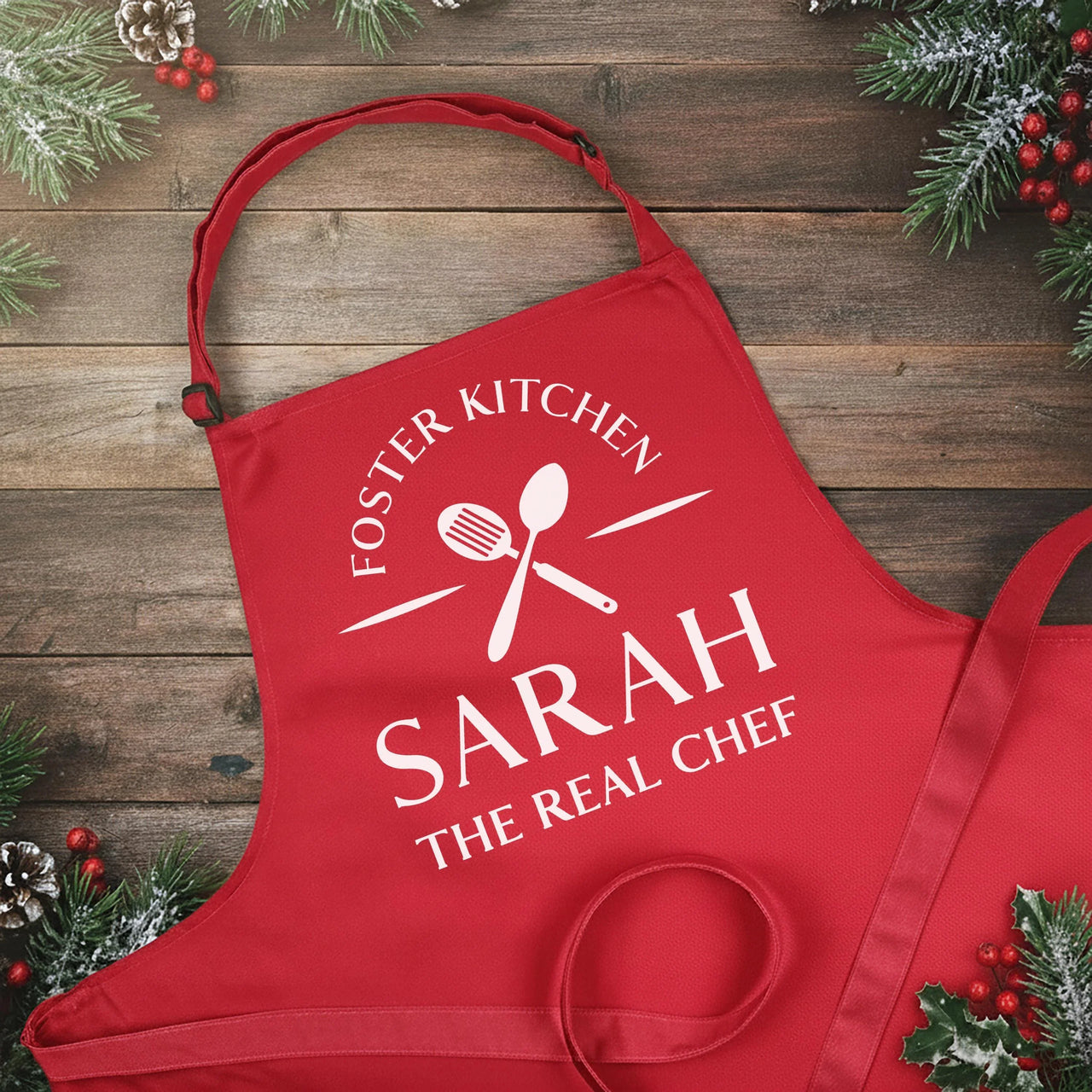 His And Hers Aprons - Custom Couple Aprons Set With Adjustable Neck Strap