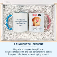 Personalised Pun Mug – Cute Bread Pun Ceramic Coffee Mug with Name – Funny Romantic Gift