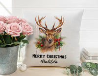 Personalised Christmas Cushion – Custom Holiday Gift Cushion With Soft Touch Cover 18x18in