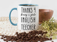 Funny Teacher Mug – Spelling Joke for English Teachers | End of Term Appreciation
