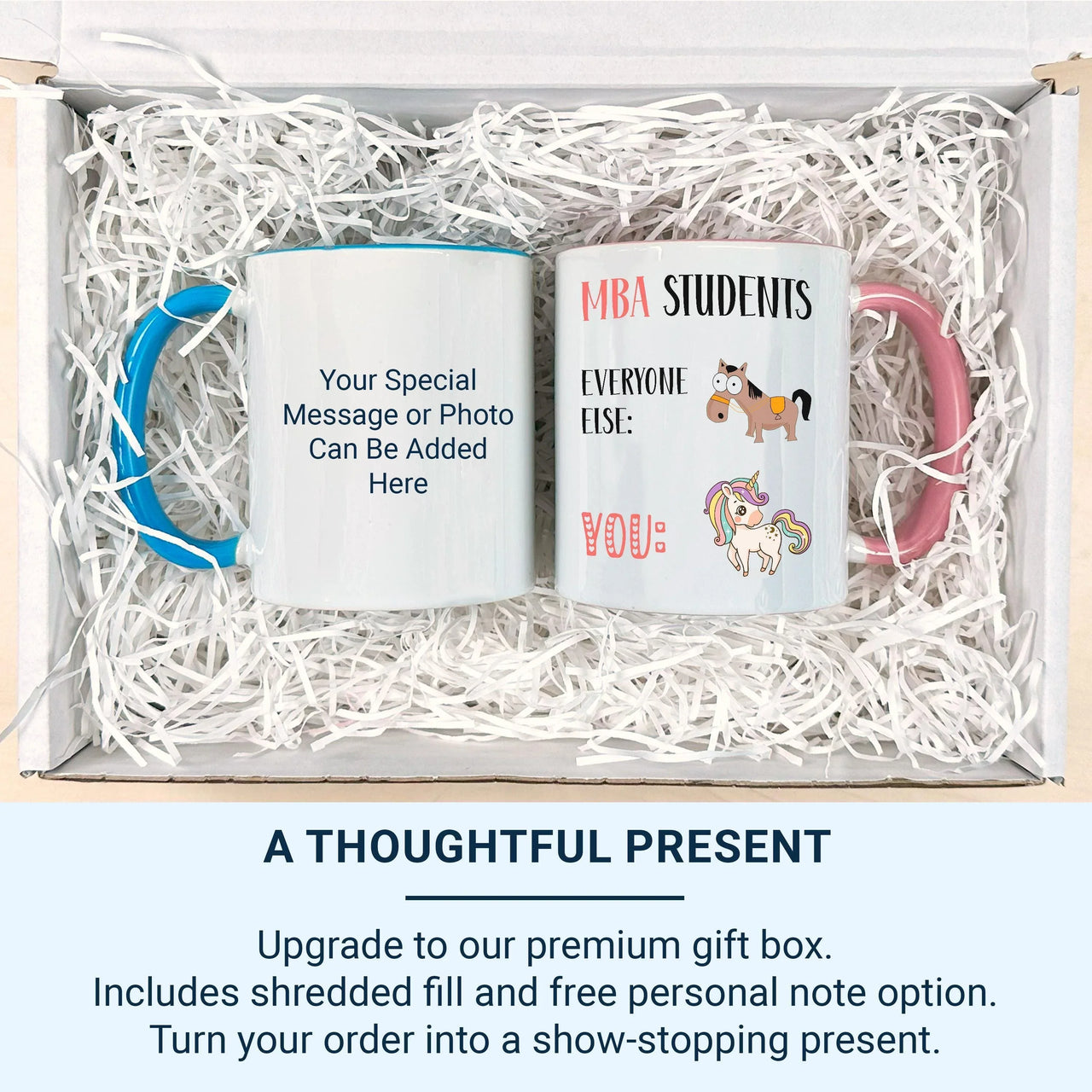 MBA Student Unicorn Mug – Funny Business School Graduation Gift – One_of_a_Kind “You vs Everyone” Design for MBAs