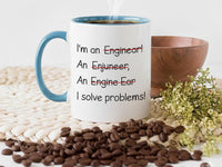 I’m an Engineer I Solve Problems Mug – Funny Engineer Gift – Humorous Design for Graduates and Professionals