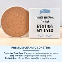 I’m Not Sleeping, I’m Just Resting My Eyes Mug – Funny Dad Gift for Father’s Day, Birthdays and Christmas