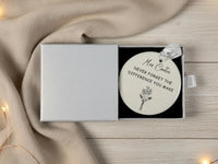 Never Forget the Difference You Make Customised Ceramic Ornament - Thank You Gift for Teacher