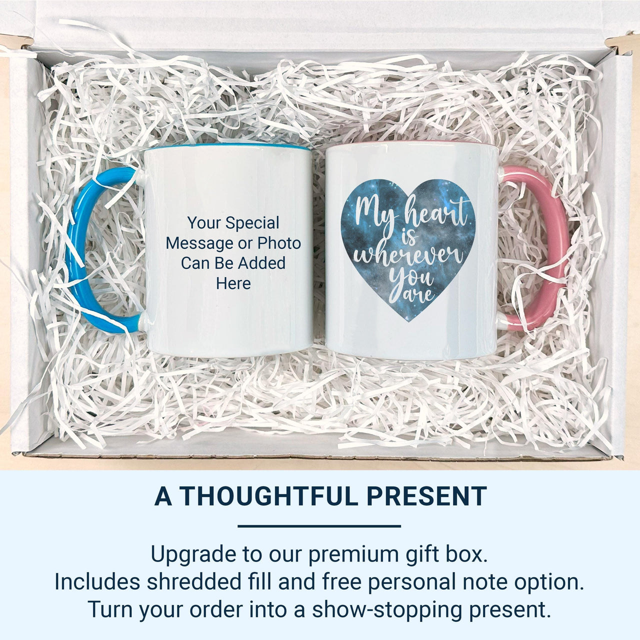 Galaxy Heart Mug Personalised with Romantic Quote _ Custom Name for Anniversary and Valentine Gift