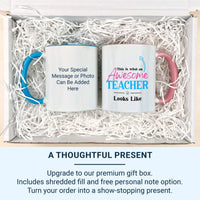 Awesome Teacher Mug – Bold Arrow Design | Fun Classroom Gift for Staff