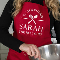 His And Hers Aprons - Custom Couple Aprons Set With Adjustable Neck Strap