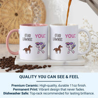 Lawyer Unicorn Mug – Funny Law Student and Solicitor Gift – “You vs Others” Dab Unicorn Desk Humour for Chambers and Study