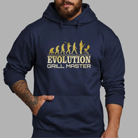 Thumbnail for Grill Aficionado's Funny Evolution Hoodie – Ideal Gift for Dad, Husband, Uncle - DENMARY