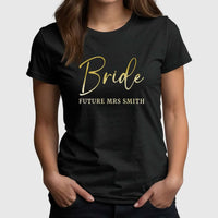 Thumbnail for Customisable 'Bride' Hen Party T-Shirt - Future Mrs Smith - DENMARY