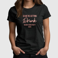 Thumbnail for Bride & Bridesmaid Hen Do T-Shirts - Wedding Party Drinking Tops - DENMARY