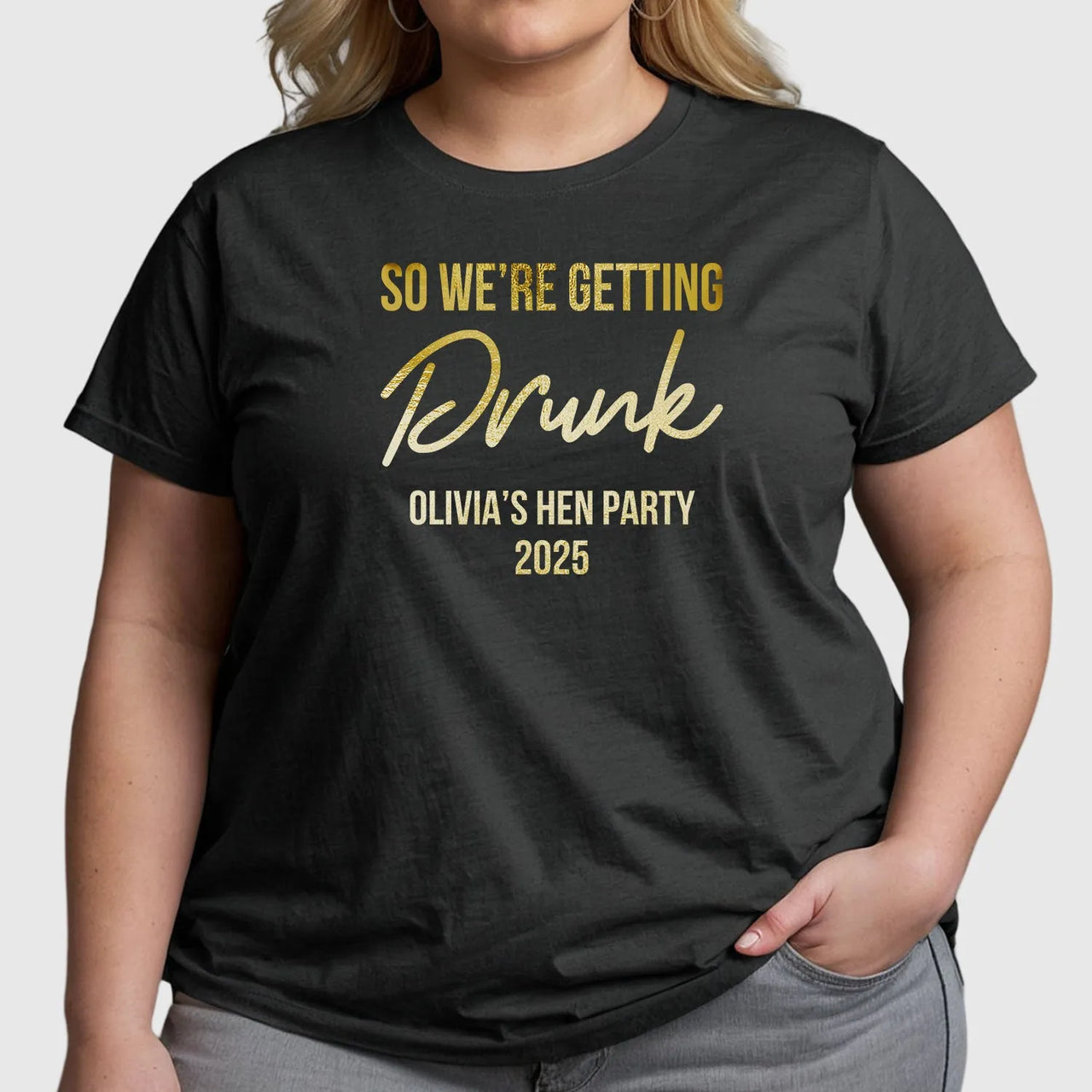 Bride & Bridesmaid Hen Do T-Shirts - Wedding Party Drinking Tops - DENMARY