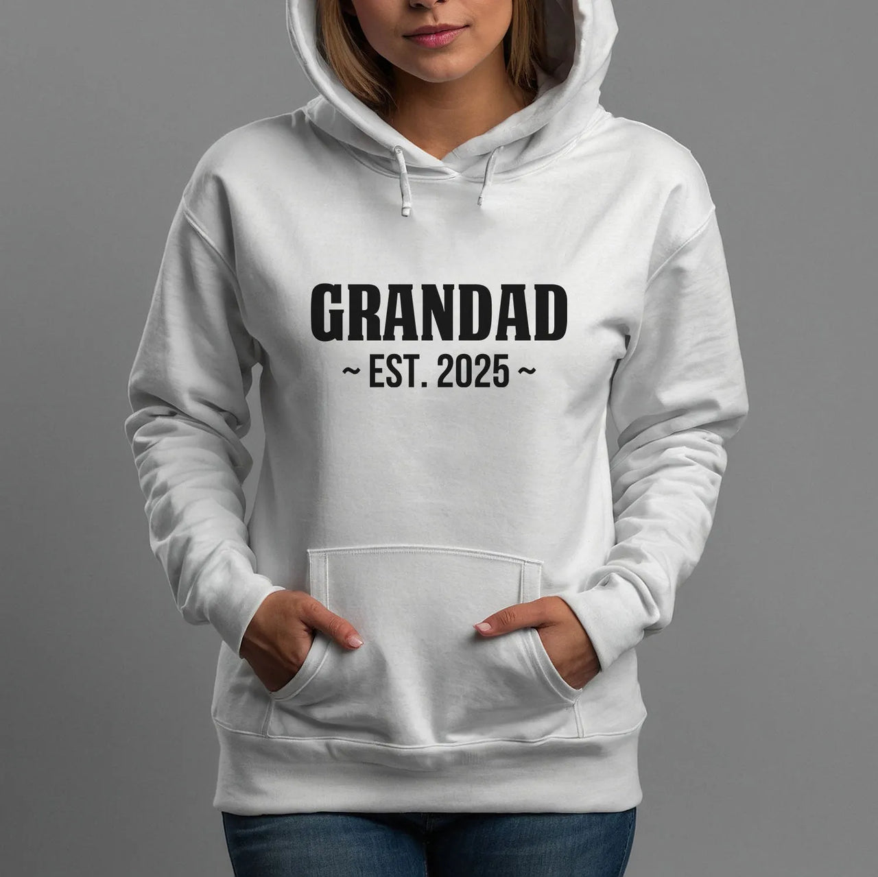 Customisable Grandad Shirt - Father's Day Tribute - Papa Hoodie with Date - DENMARY