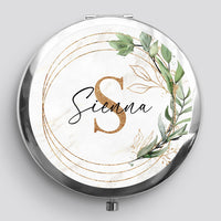 Thumbnail for Customised Floral Mirror - Hen Party Favour - Birthday Present - Monogrammed - DENMARY