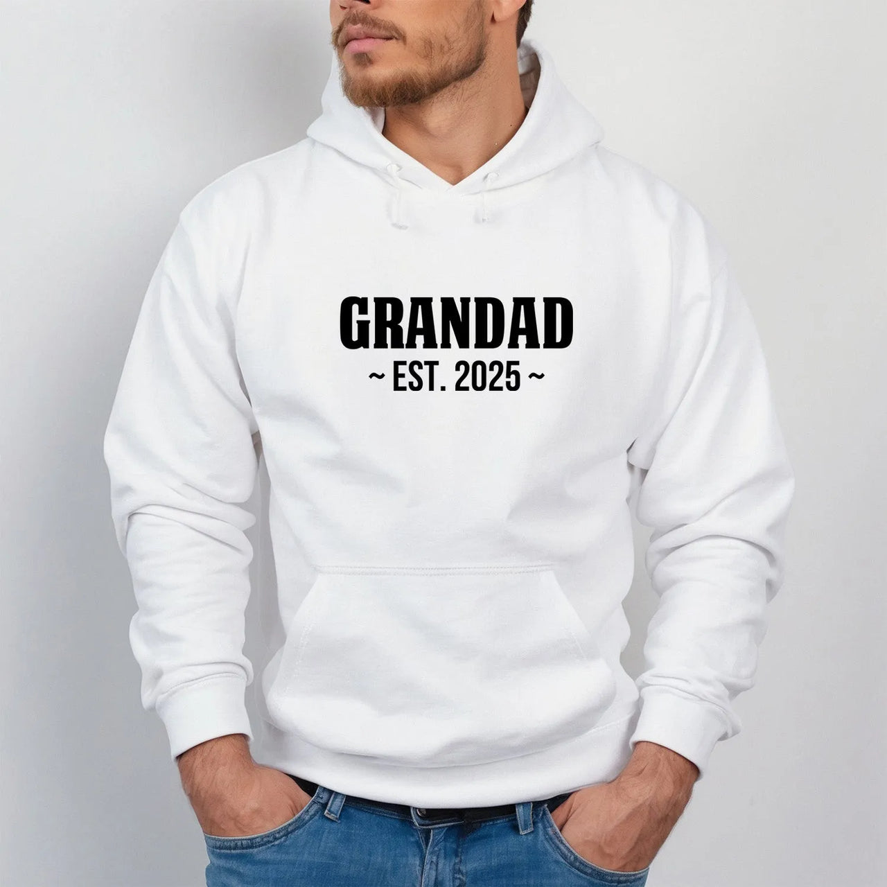 Customisable Grandad Shirt - Father's Day Tribute - Papa Hoodie with Date - DENMARY