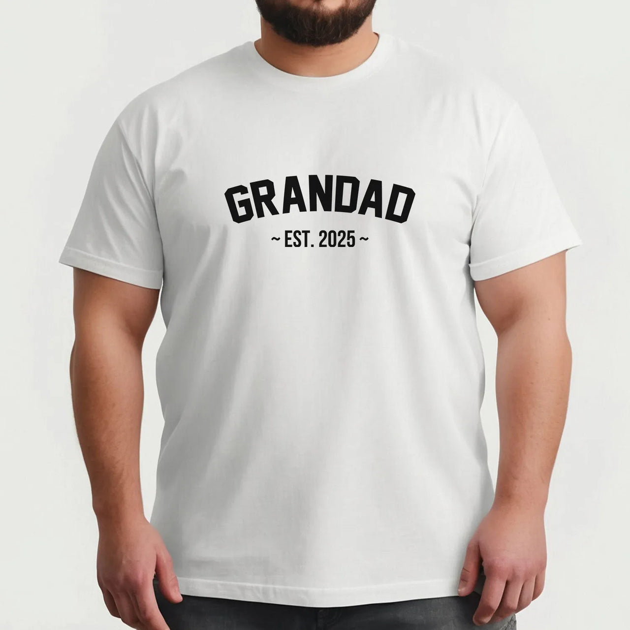 Customised Grandad Tee - Father's Day Tribute - For Grandfather - Bespoke Design - DENMARY