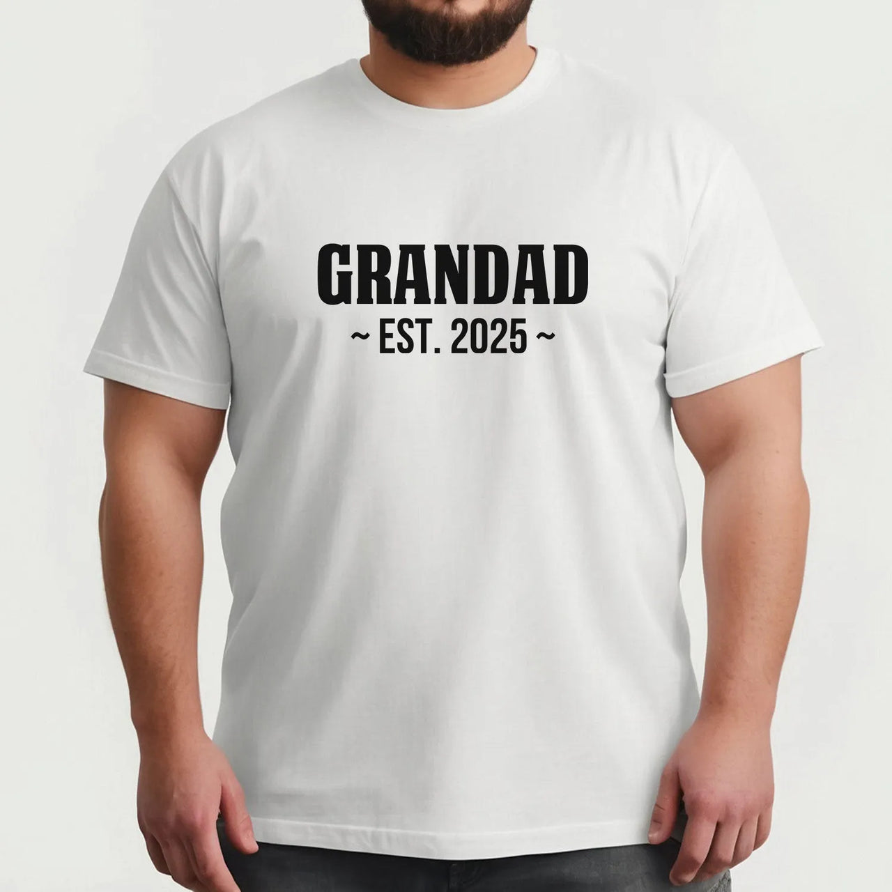 Customisable Grandad Shirt - Father's Day Tribute - Papa Tee with Date - DENMARY