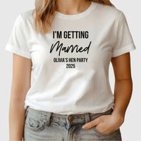 Thumbnail for Bride & Bridesmaid Hen Do T-Shirts - Wedding Party Drinking Tops - DENMARY