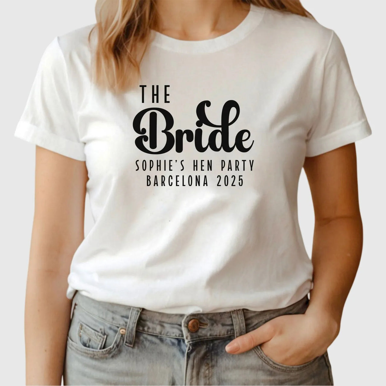 Customisable Hen Party T-Shirts | Team Bride - DENMARY