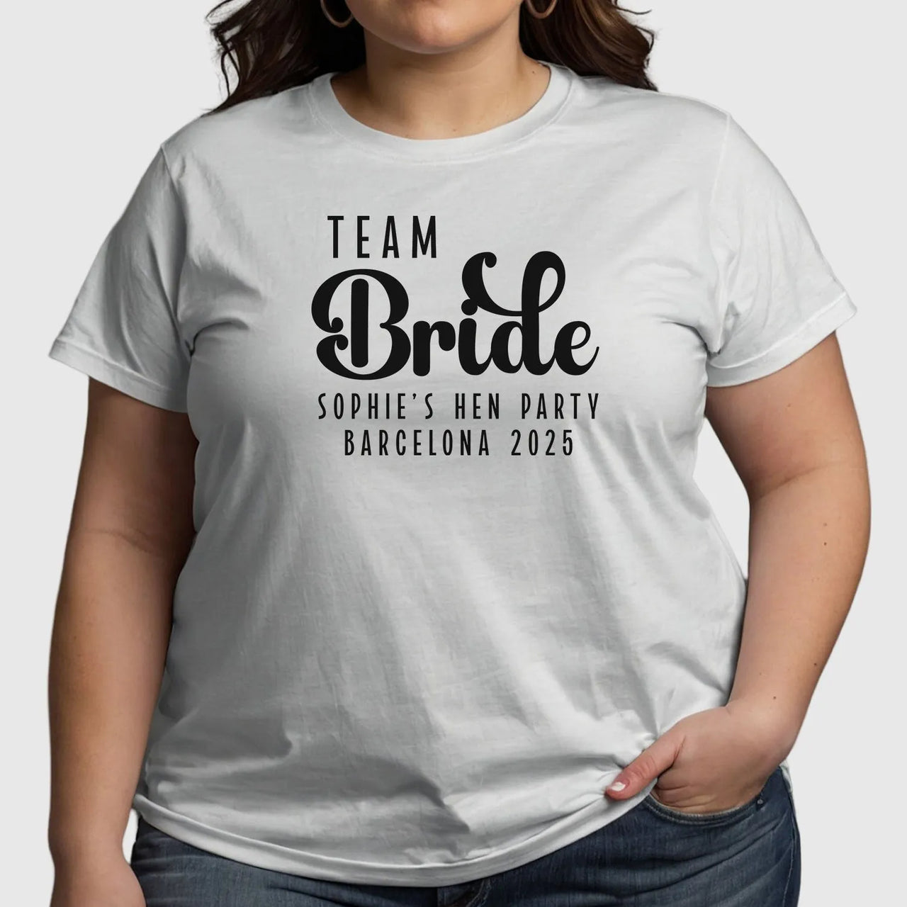 Customisable Hen Party T-Shirts | Team Bride - DENMARY