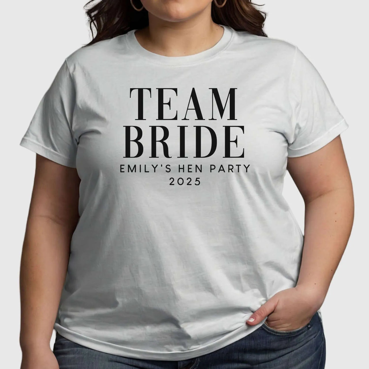 Customisable Hen Party T-Shirts | Team Bride & The Bride - DENMARY