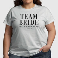 Thumbnail for Customisable Hen Party T-Shirts | Team Bride & The Bride - DENMARY