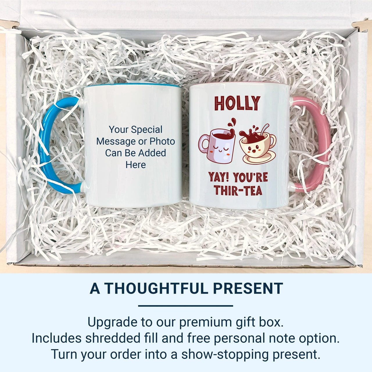 Personalised Tea Mug – Funny 30th Birthday Present | Custom Ceramic Cup Gift