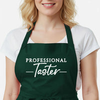 Couples Matching Aprons - Personalised Kitchen Aprons with Custom Text & Gift Box